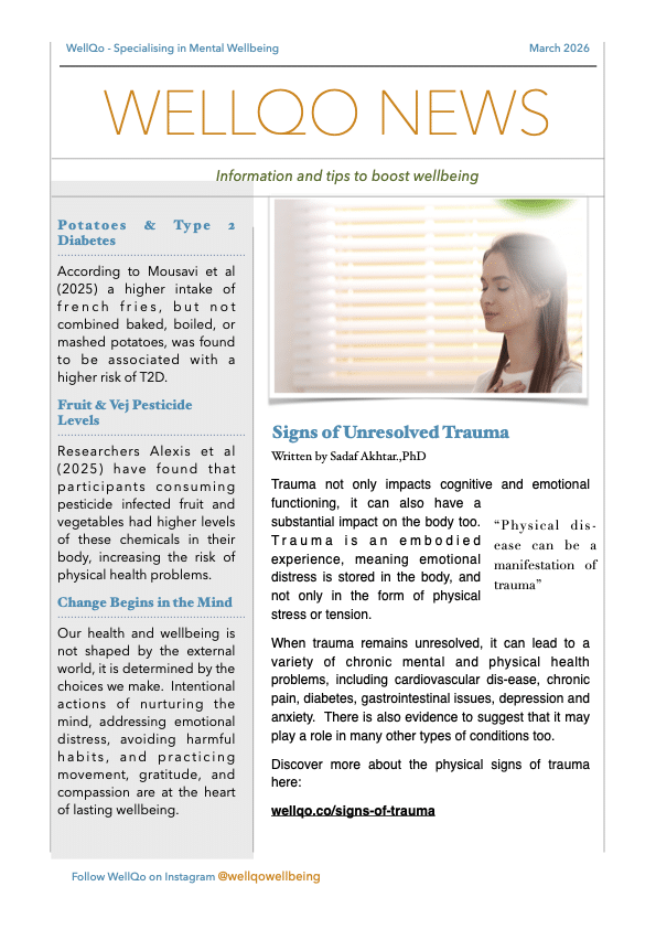 newsletter wellbeing